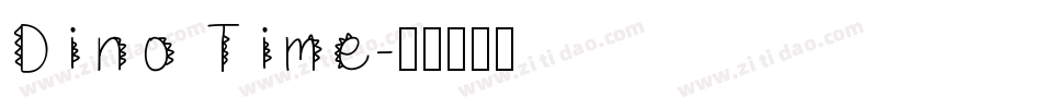 Dino Time字体转换